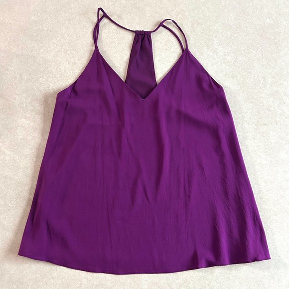 RARE Alice + Olivia Stretch Silk Double-Strap Camisole - Picture 3 of 7